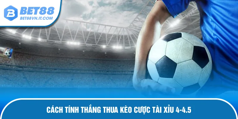 Kèo Tài Xỉu 4-4.5 Là Gì? Mẹo Chốt Siêu Lợi Nhuận Hướng dẫn tính thưởng khi cược tài xỉu 4-4.5