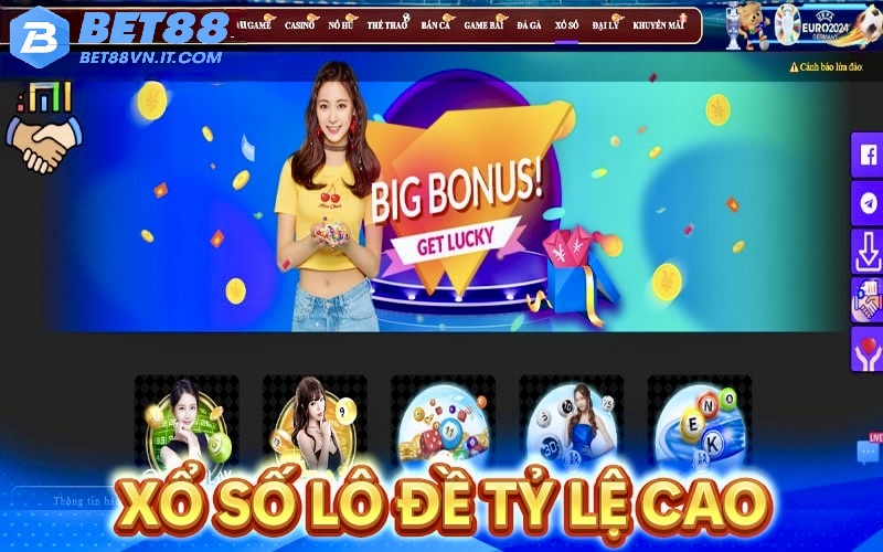 Bet88 xổ số & lô đề tại BET88